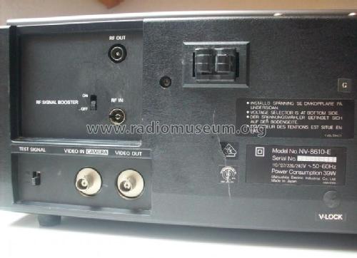 Video Cassette Recorder NV-8610-E; Panasonic, (ID = 1251391) Reg-Riprod