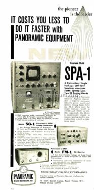 Sweep Generator SG-1; Panoramic Radio Corp (ID = 2984753) Ausrüstung