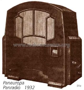 Paneuropa 5 W 052/050; Panradio A - siehe (ID = 711538) Radio