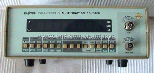 Multifunction Counter Pan-F1000-N; Pantec, Division of (ID = 947313) Ausrüstung
