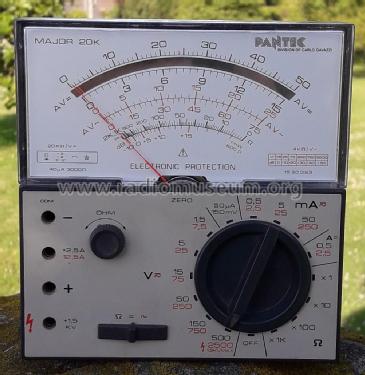Major - Multimetro analógico 20K; Pantec, Division of (ID = 2652906) Equipment