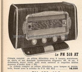 PN 519 AT; Parinor Pièces; (ID = 527638) Radio