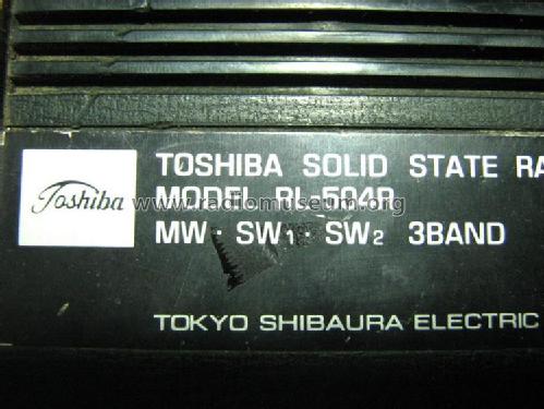 Toshiba RL-504 R; Pars Electric (ID = 1391366) Radio