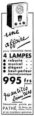 Omniavox ; Pathé Radio, Pathé (ID = 1987407) Radio