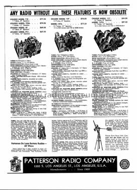 127A Chassis Only; Patterson Radio Co. (ID = 1611456) Radio
