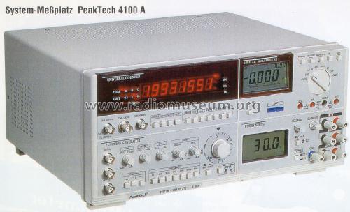 System-Meßplatz 4100A; PeakTech GmbH, Heinz (ID = 1703353) Equipment