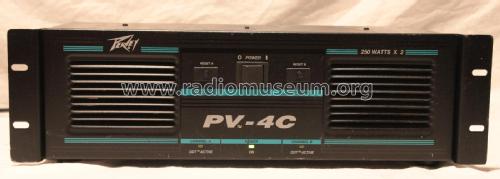 Professional Stereo Power Amplifier PV-4C; Peavey Electronics, (ID = 1958755) Ampl/Mixer