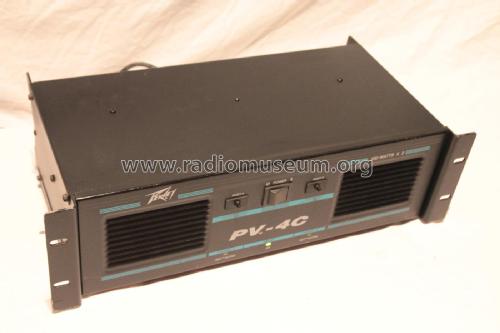 Professional Stereo Power Amplifier PV-4C; Peavey Electronics, (ID = 1958759) Ampl/Mixer