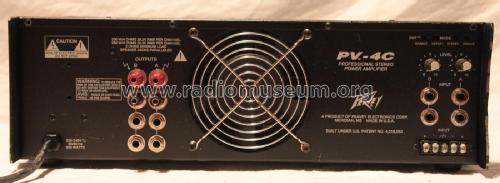 Professional Stereo Power Amplifier PV-4C; Peavey Electronics, (ID = 1958760) Ampl/Mixer