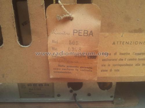 E/505; Peba Radio; (ID = 2235631) Radio