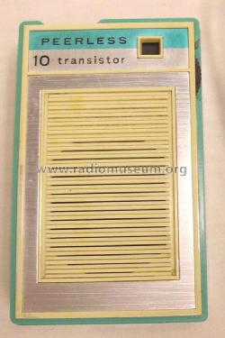 10 Transistor 1050 ; Peerless brand - far (ID = 1767329) Radio