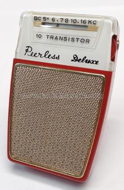 10 Transistor Deluxe ; Peerless brand - far (ID = 2879782) Radio