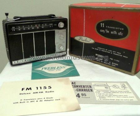 Deluxe AM/FM Radio FM-1155; Peerless brand - far (ID = 2683019) Radio