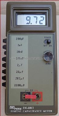 Peer-Tronic Digital Capacitance Meter DM-6013; Unknown - CUSTOM (ID = 1595563) Equipment