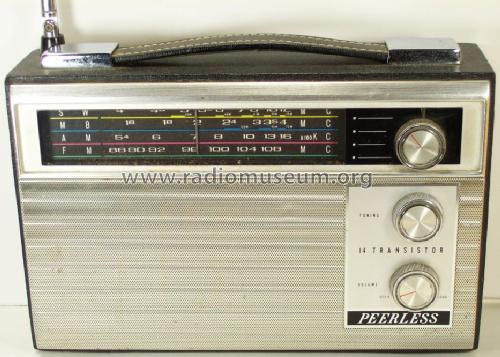 14 Transistor 4 Band 1444 ; Peerless brand - far (ID = 1519516) Radio