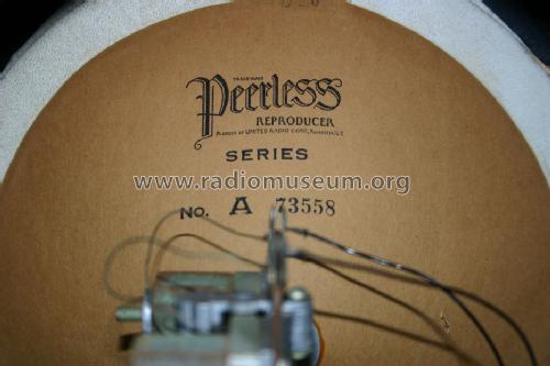 7-A Peerless Magnetic Reproducer ; United Radio (ID = 138506) Speaker-P