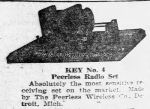 Peerless Radio Set ; Peerless Wireless Co (ID = 2251316) Detektor