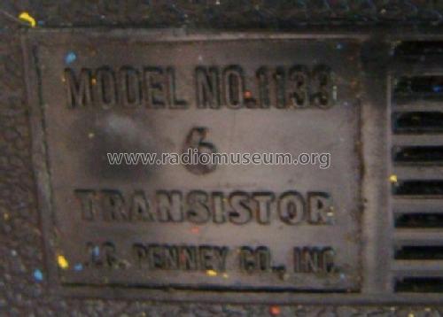 Solid State - 6 Transistor Superheterodyne 1133 ; JCPenney, Penney's, (ID = 1715188) Radio