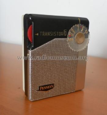 Transistor 6 41-6TP-408; JCPenney, Penney's, (ID = 1287736) Radio