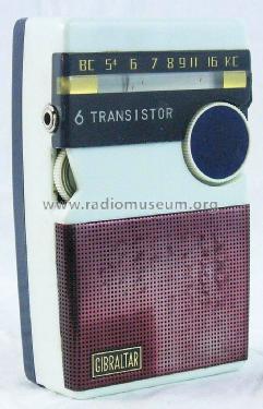 6 Transistor P-1405; Gibraltar Mfg., Co., (ID = 1476677) Radio