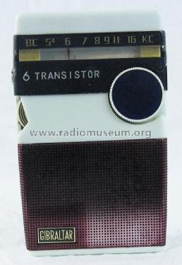 6 Transistor P-1405; Gibraltar Mfg., Co., (ID = 1476679) Radio