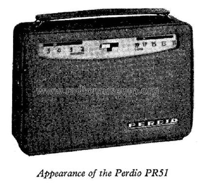 Pall Mall PR51; Perdio Electronics (ID = 1476838) Radio