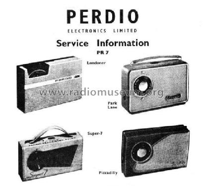 Londoner PR 7 ; Perdio Electronics (ID = 1291115) Radio