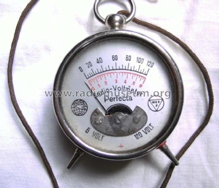 Radio-Voltmeter - Pocket Voltmeter 6 Volt - 120 Volt Millgate - Perfecta - Volt - W&S F; Unknown Europe (ID = 1784795) Equipment