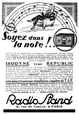 Isodyne-Républic ; Péricaud, G. et A. P (ID = 2508634) Radio