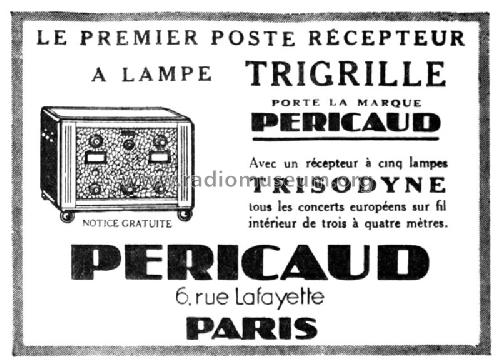 Trisodyne ; Péricaud, G. et A. P (ID = 2590841) Radio