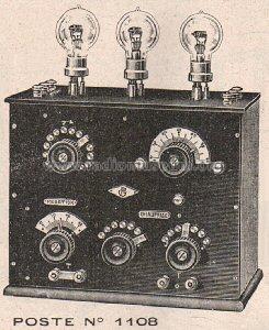 Poste à 3 Lampes 'Continental' No. 1108; Péricaud, G. et A. P (ID = 236086) Radio