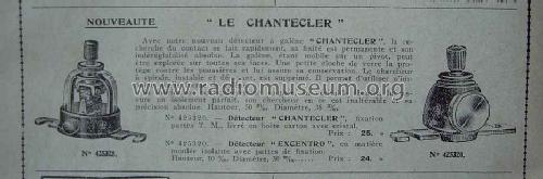 Détecteur à galène 'Chantecler' No. 1181; Péricaud, G. et A. P (ID = 1674532) Radio part