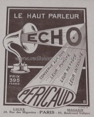 Écho ; Péricaud, G. et A. P (ID = 1845179) Altavoz-Au