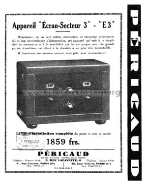 Écran-Secteur 3 'E3' 4373; Péricaud, G. et A. P (ID = 1835590) Radio