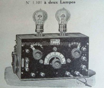 Récepteur Amplificateur BF à 2 lampes 'France' No. 1101; Péricaud, G. et A. P (ID = 1671859) Radio