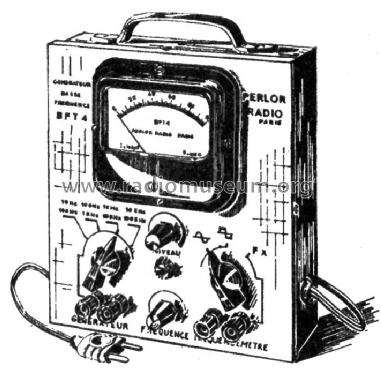 Générateur BF BFT 4; Perlor Radio; Paris (ID = 495987) Equipment