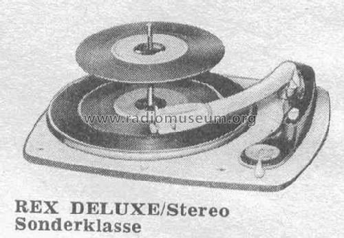 Rex Deluxe/Stereo Sonderklasse ; Perpetuum-Ebner PE; (ID = 376616) R-Player