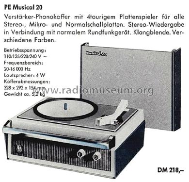 PE Musical 20; Perpetuum-Ebner PE; (ID = 2169013) R-Player