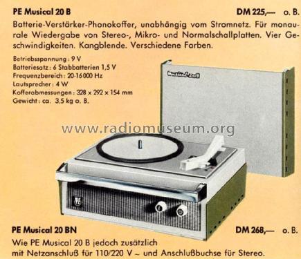 PE Musical 20BN; Perpetuum-Ebner PE; (ID = 2169169) Sonido-V