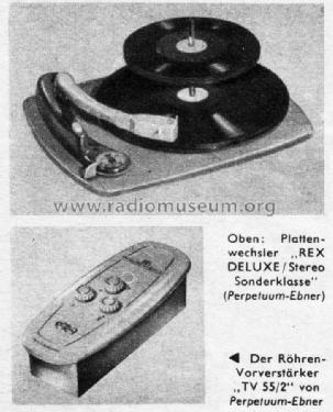 Rex Deluxe Sonderklasse Stereo; Perpetuum-Ebner PE; (ID = 2516897) R-Player