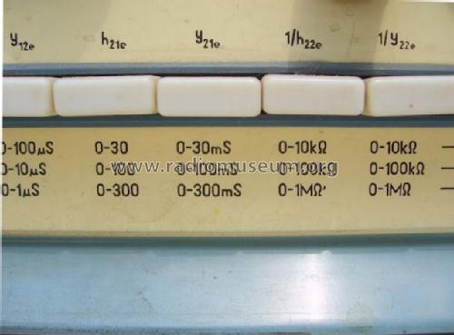 Transpar	Transistor Tester TR-9502; Pestvidéki Gépgyár (ID = 1294762) Equipment
