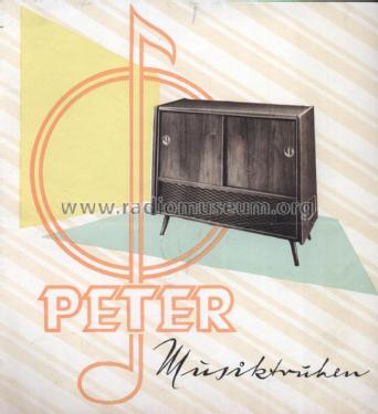 Musiktruhe Patricia; Peter, August, (ID = 2045121) Radio