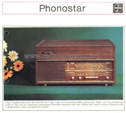 Phonostar ; Peter, August, (ID = 71555) Radio