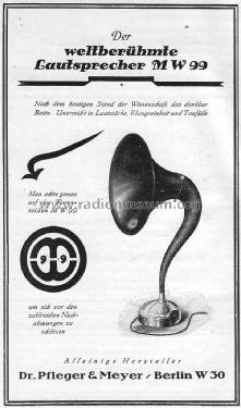 MW99; Pfleger & Meyer, Dr. (ID = 1102986) Parleur