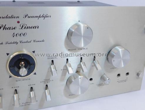 Autocorrelation Preamplifier 4000; Phase Linear; (ID = 2800999) Ampl/Mixer