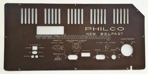 New Belfast ; Philco Italiana, (ID = 1971214) Radio