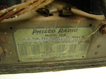 20A Baby Grand; Philco, Philadelphia (ID = 504072) Radio