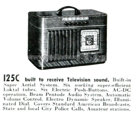 40-125C ; Philco, Philadelphia (ID = 1374042) Radio