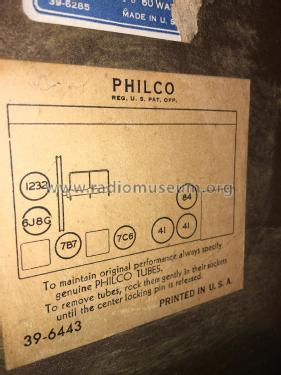 40-180XF ; Philco, Philadelphia (ID = 2193940) Radio