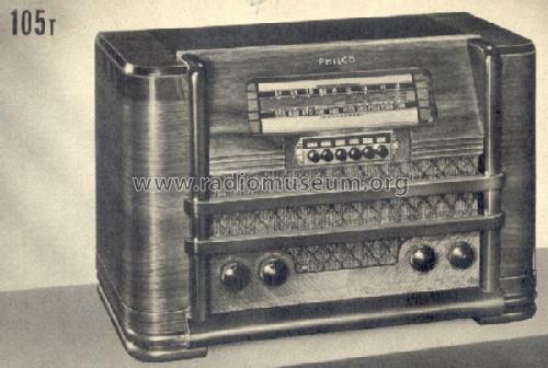 41-105T ; Philco, Philadelphia (ID = 195491) Radio